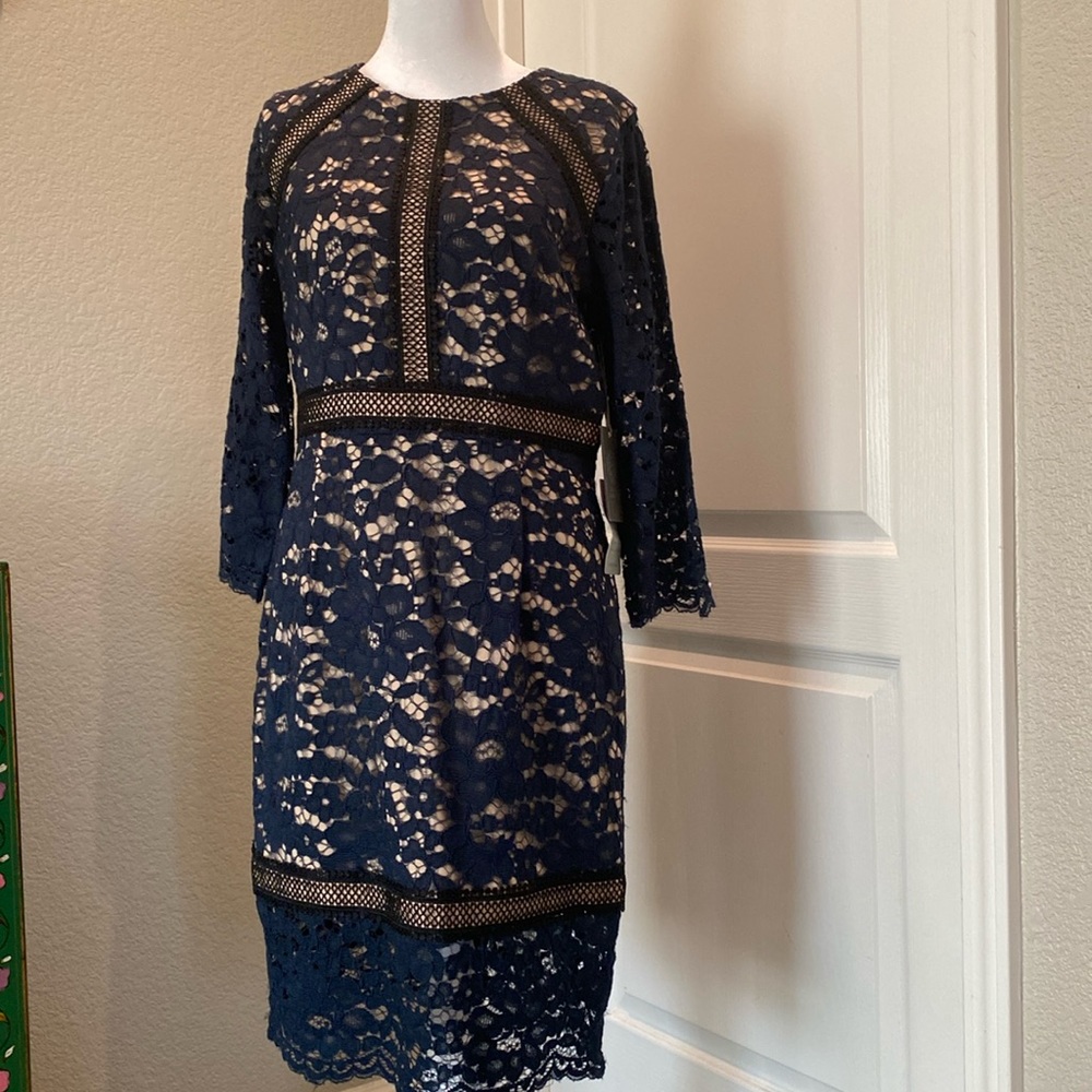Never worn navy blue dress